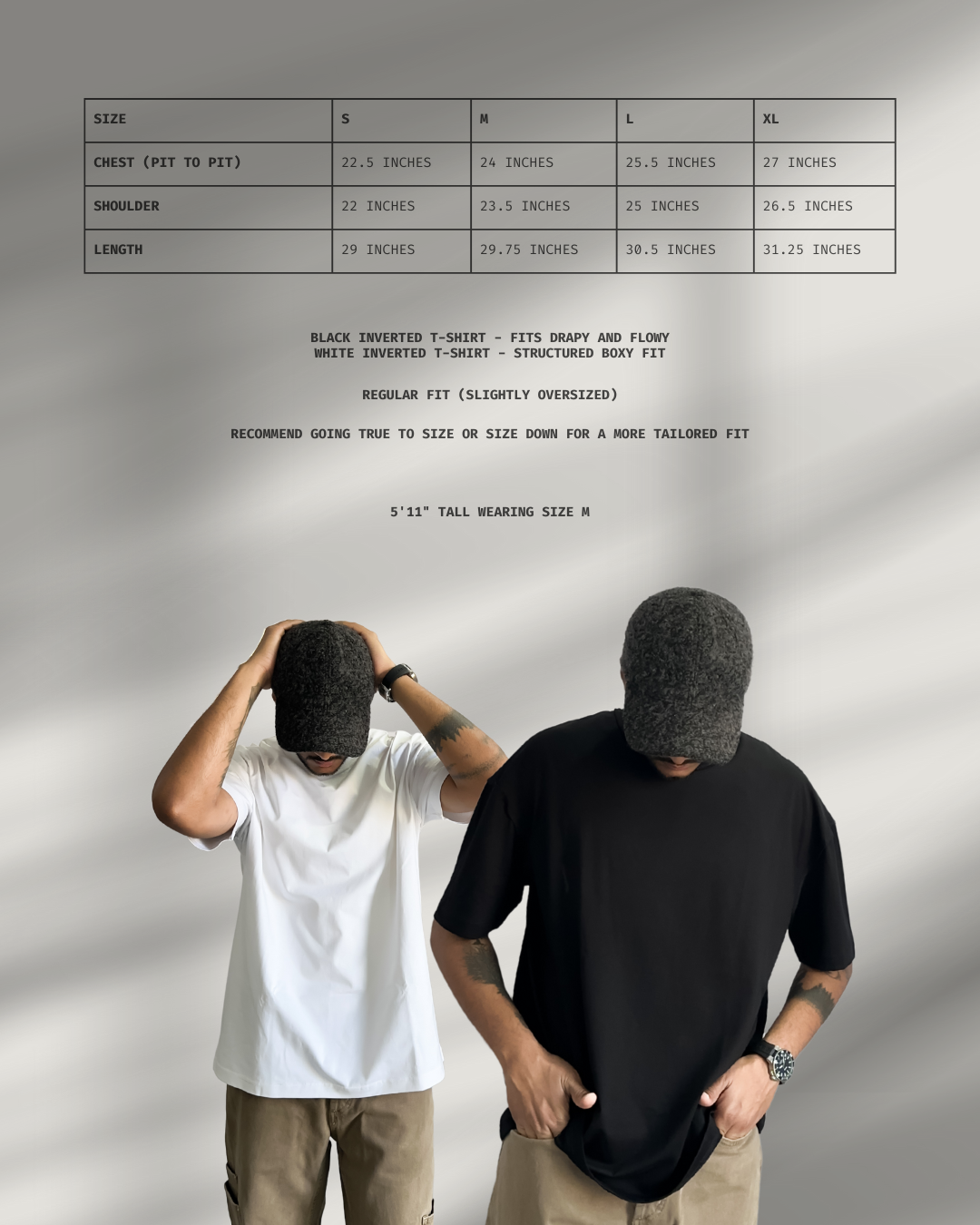 THE INVERTED T-SHIRT BLACK