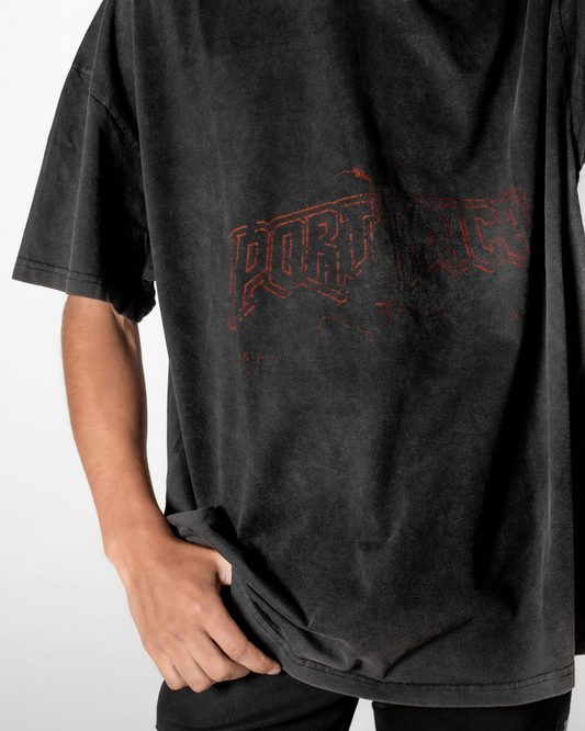 THE ENTRÉE GRAPHIC TEE : FADED BLACK